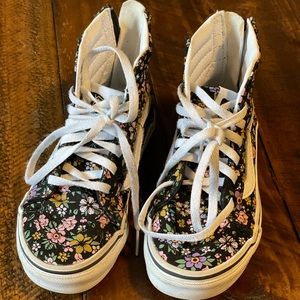Toddler girls Vans hi-top Sneakers size 11